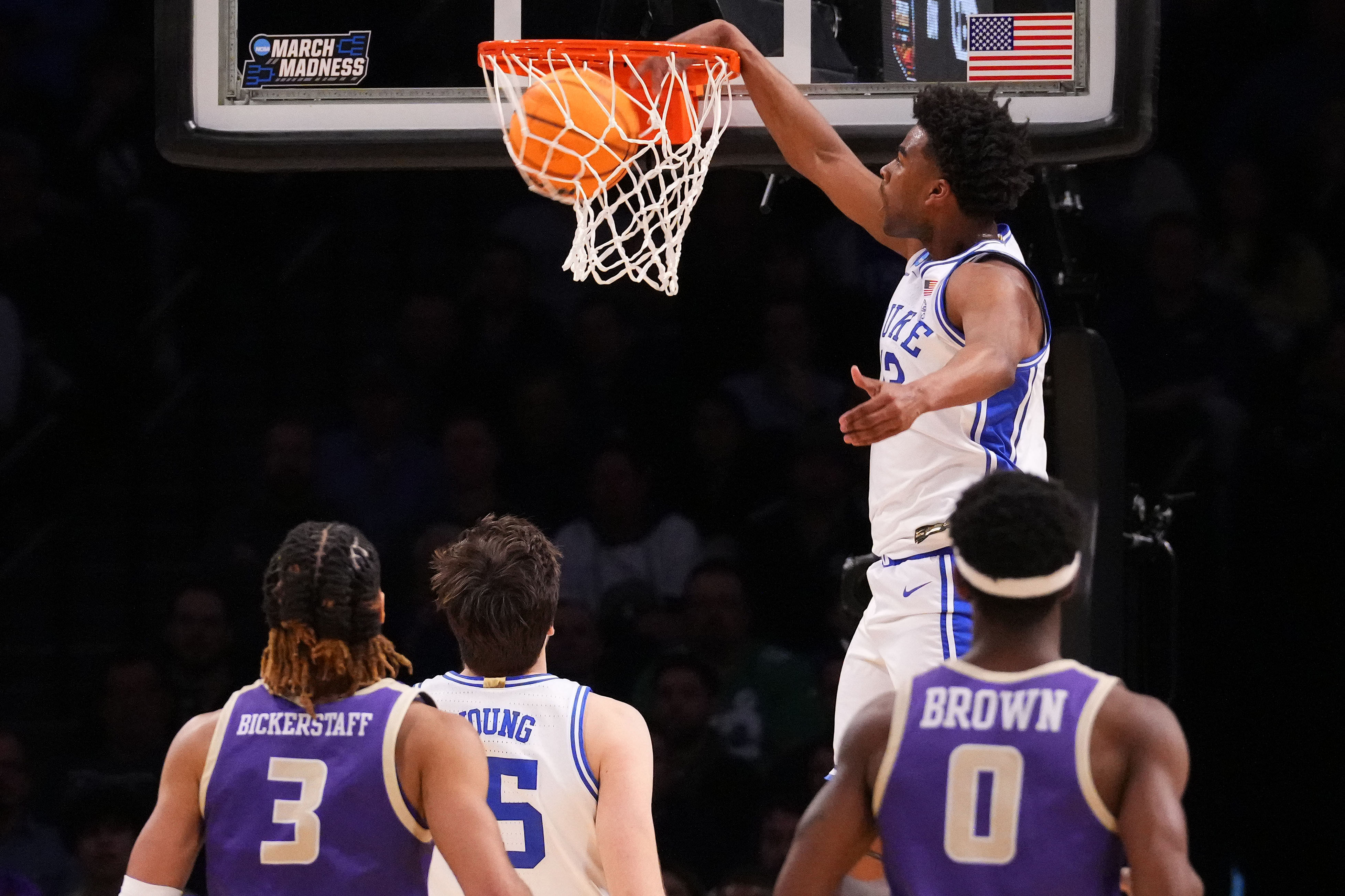 Duke Blue Devils forward Stewart (#3) (Photo: Imagn)